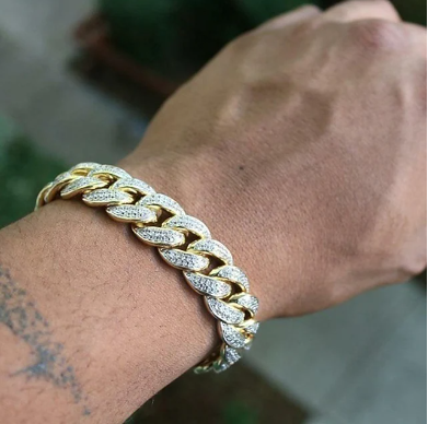 Bracciale Cuban Splendente Foriero